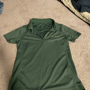 XS women’s green polo